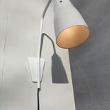 Fixed wall lamp offset 1950 white Ki-e-klair