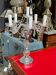 Girandole. 6 light points. Crystal, glass. Italy. 20th century. 62x45 cm.