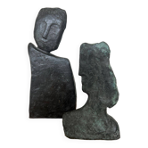 Bronze Figure Sculptures - Filippa de Boer (late 1970s early 1980s) signed