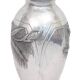 Art Nouveau pewter vase