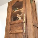 DELPHINE - Solid wood bonnetière wardrobe