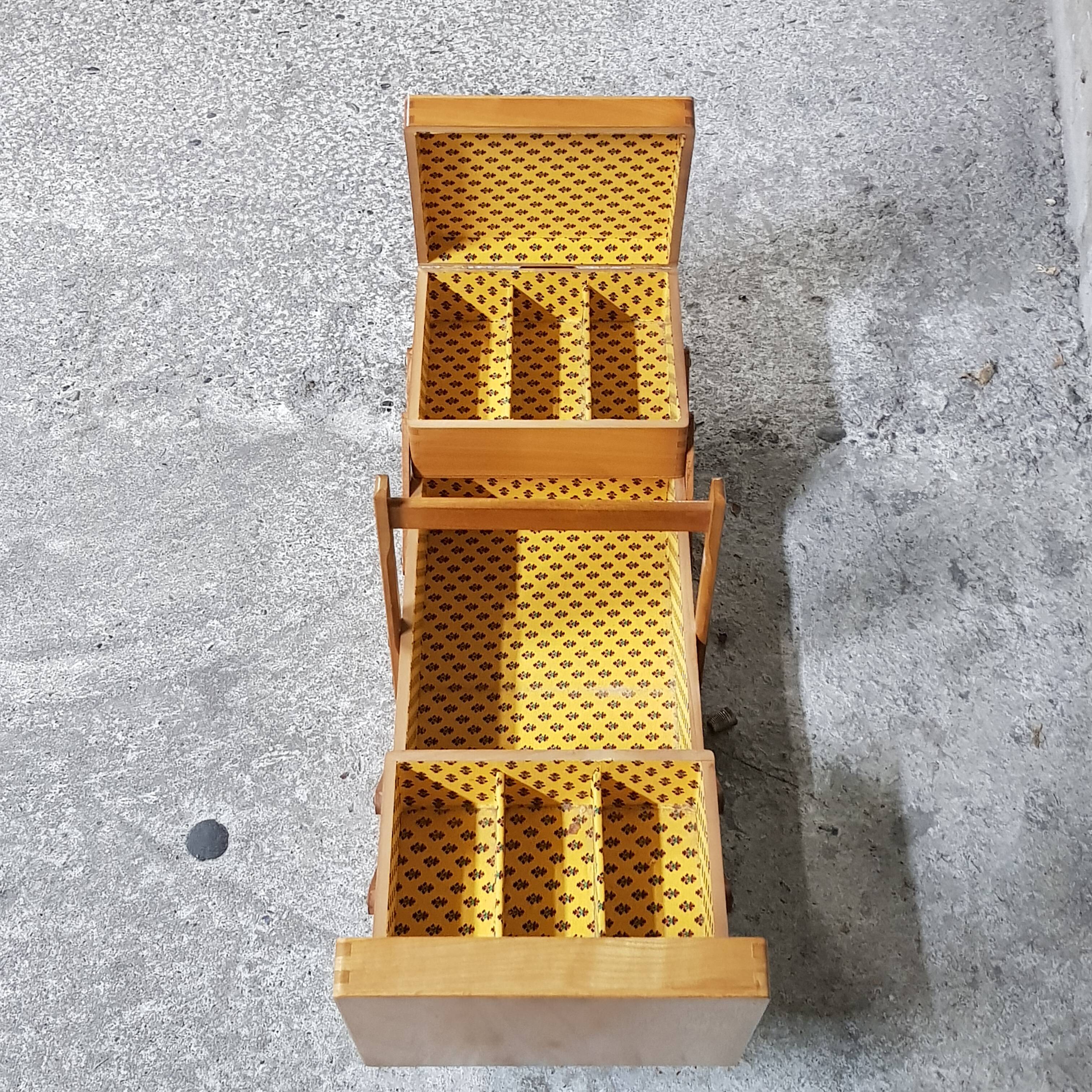Vintage sewing basket