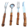 Bamboo cutlery set