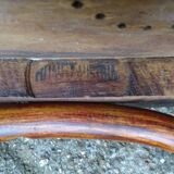 Two chairs Thonet n ° 197/114 of 1910 seat wood bistro