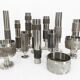 Set of 13 brutalist Space Age vases in steel – BMF, Germany, circa 1970