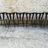 Lot of 12 bistro chairs