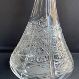 Blown and cut crystal decanter