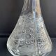 Carafe en cristal soufflé et taillé