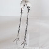 Solid silver sugar clamp Netherlands