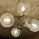 Vintage 70 Chrome Glass Suspension