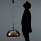 Vintage glass and methacrylate pendant, Italy, 1960s