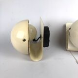 Vintage Italian Guzzini sconces model Bugia. Set of two
