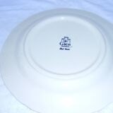 Assiette Gien paon decore