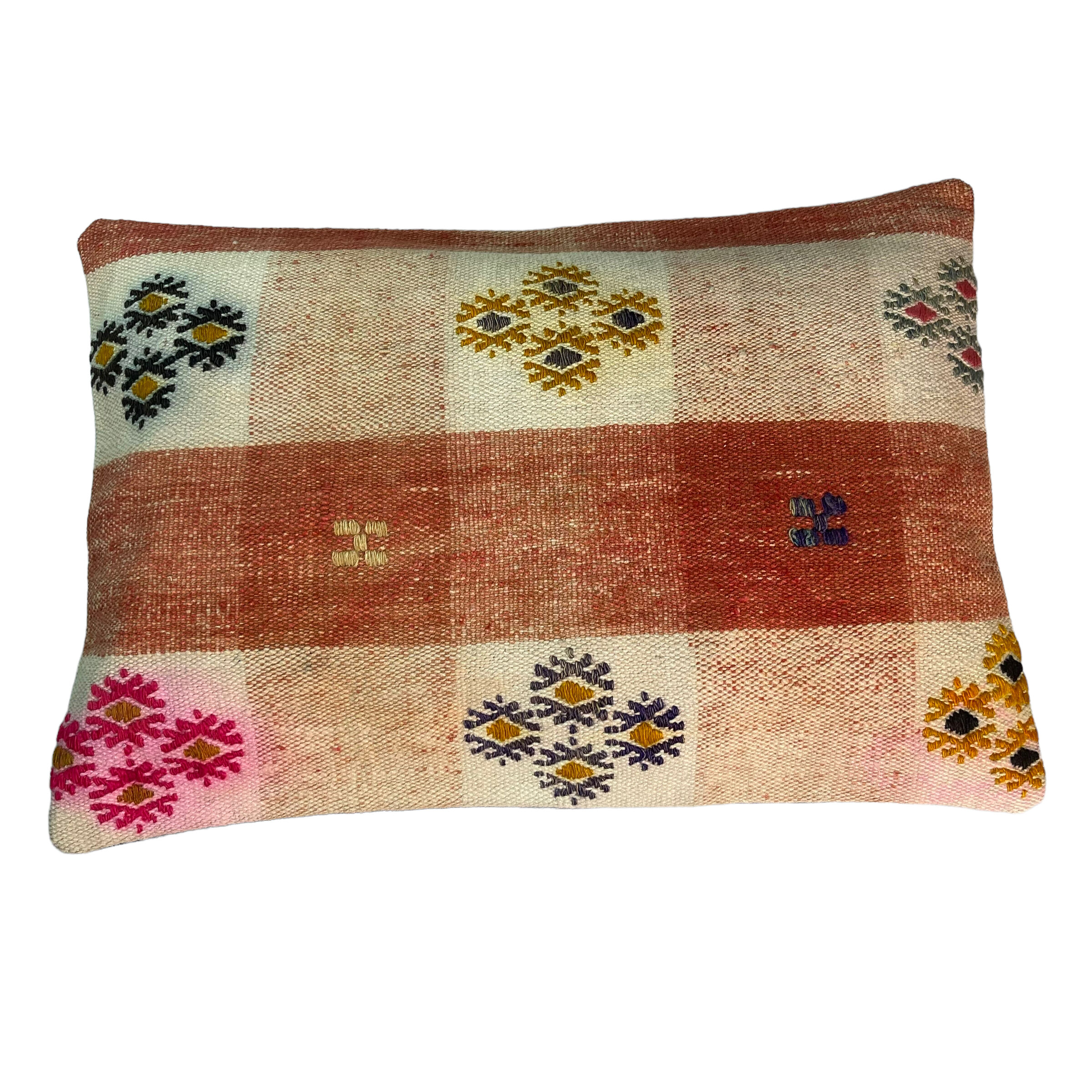 Vintage turkish handmade cushion cover , 30 x 50 cm
