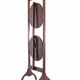 Mahogany vintage Jugendstil antique high tea cake stand 19th century
