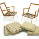 Armchairs by Hans Mitzlaff for Eugen Schmidt, Germany, 1950