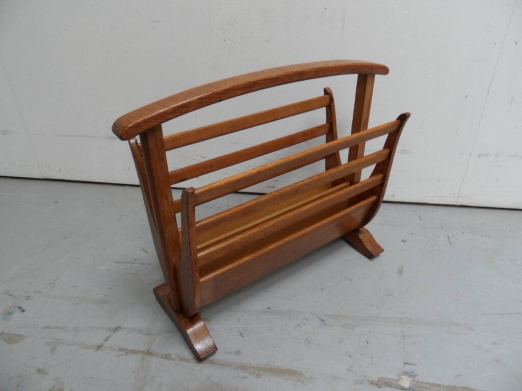 Vintage magazine rack 1950's