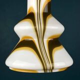 Mid-century brown opaline glass pendant, Murano, Italy, 1950s