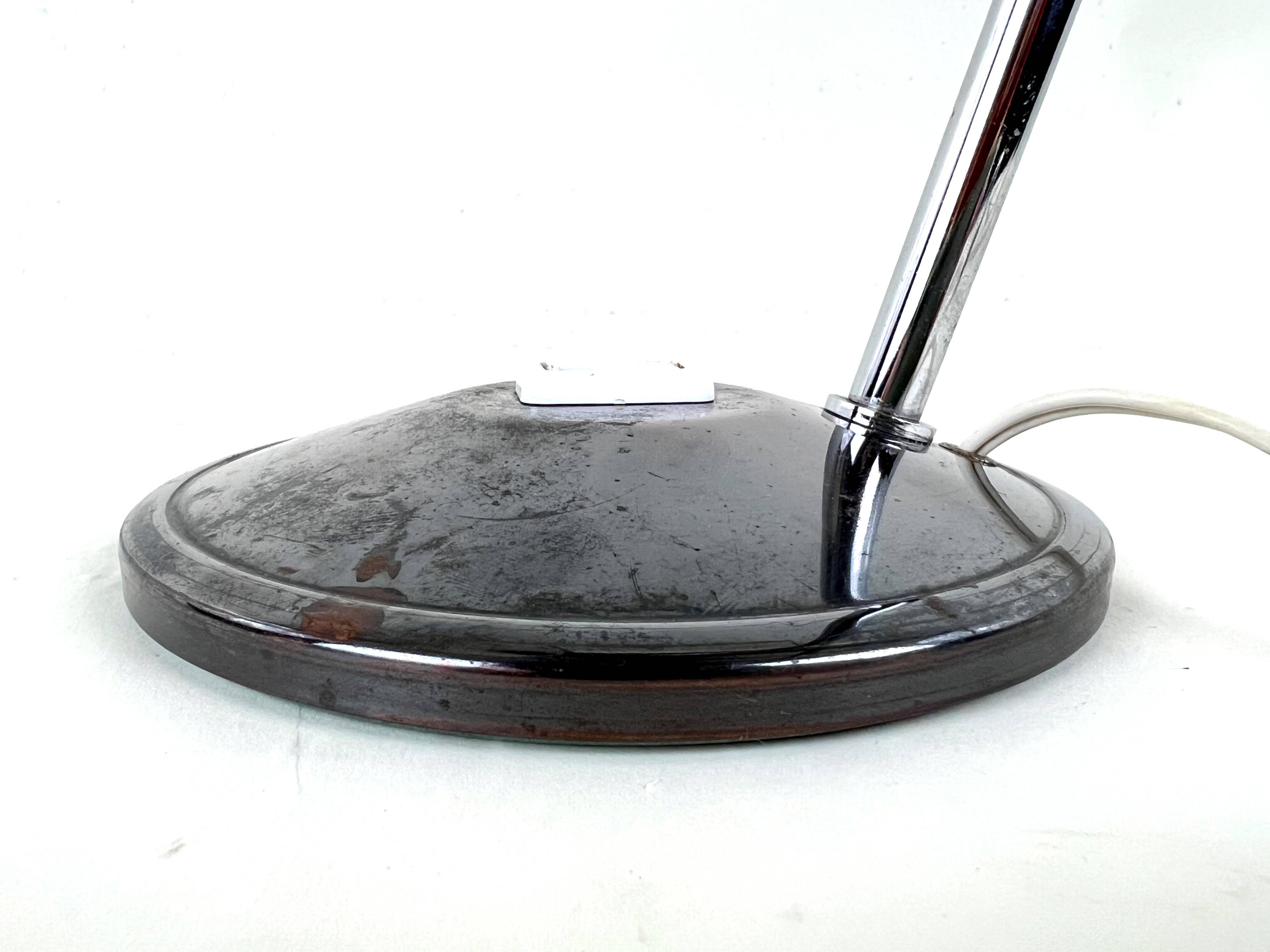 Old Table Lamp Wall Light in Aluminor Metal Vintage 50s/60s