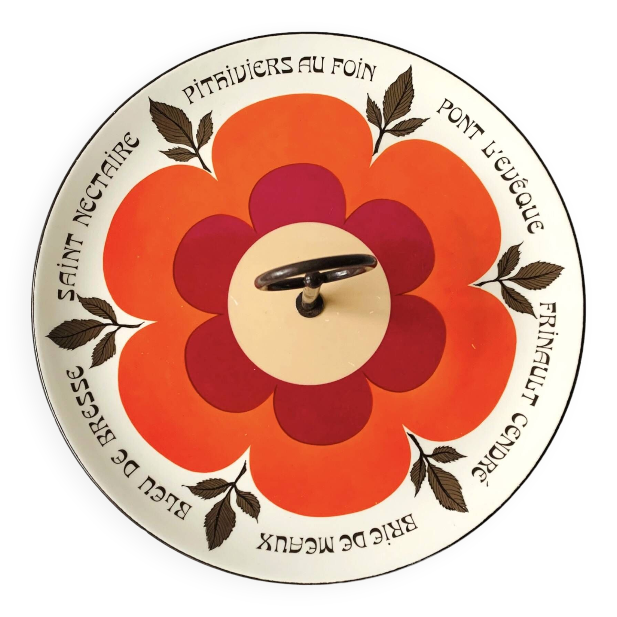 Vintage Gien cheese board - Harmonie series