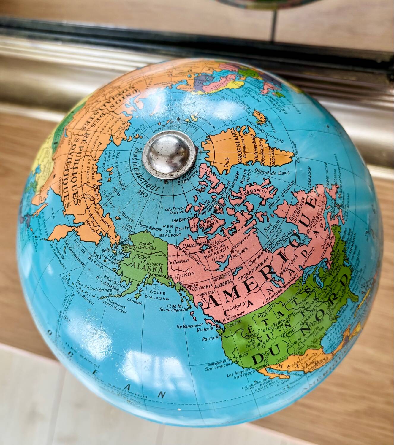 Mappemonde globe terrestre tripode