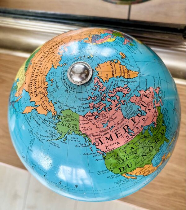 Mappemonde globe terrestre tripode