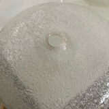 Trio of vintage Biot vases in bubbled glass paste