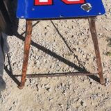 Industrial enamelled plate table