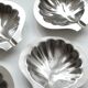Ensemble de 4 plats en forme de coquillage