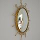 Witch eye mirror / vintage bomb 1950s 47cm
