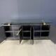 Vintage brass credenza by Belgochrom, 1980s