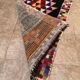 Handmade Moroccan Berber rug: Small model in cream Beni Ouarain wool