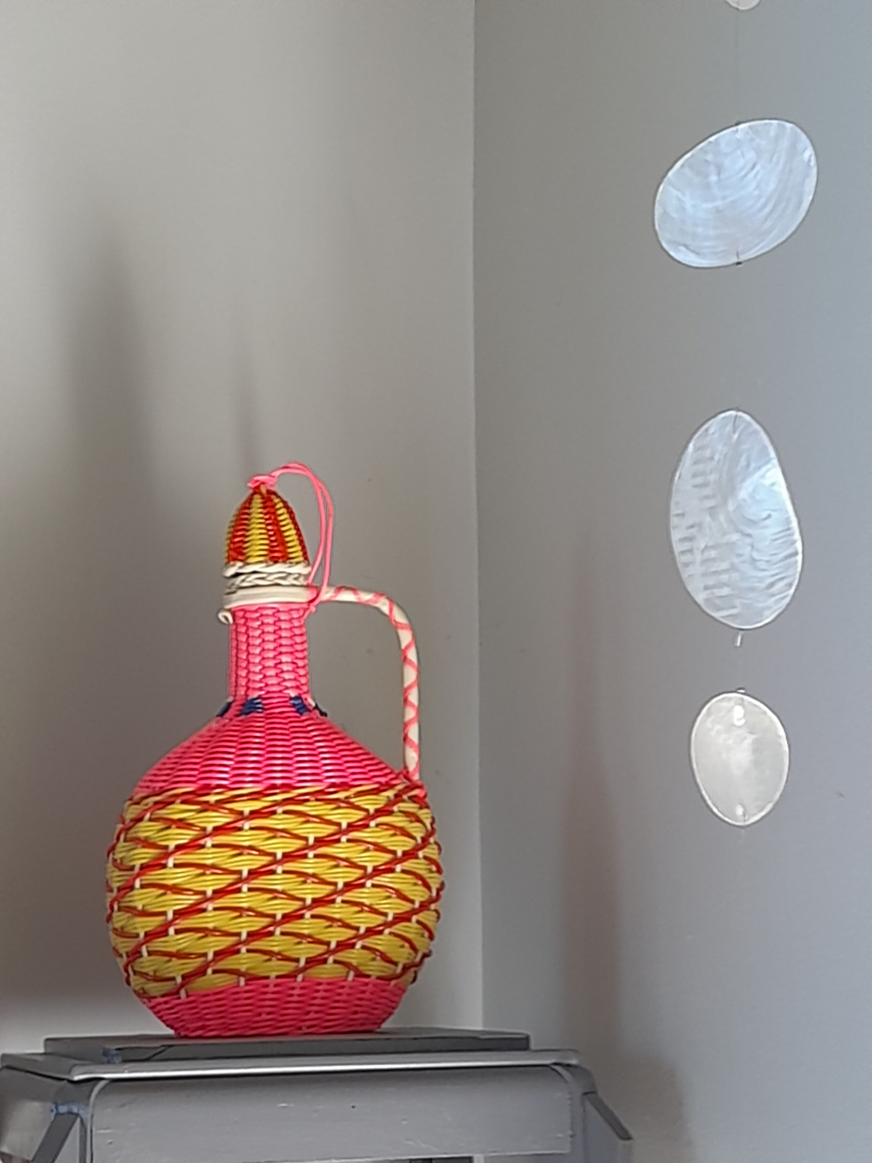 Bottle viresa scoubidous 60s