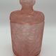 Pink vintage cotton pot in cracked glass paste Marcel Franck