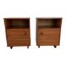 Vintage teak nightstands by Avalon 1960's