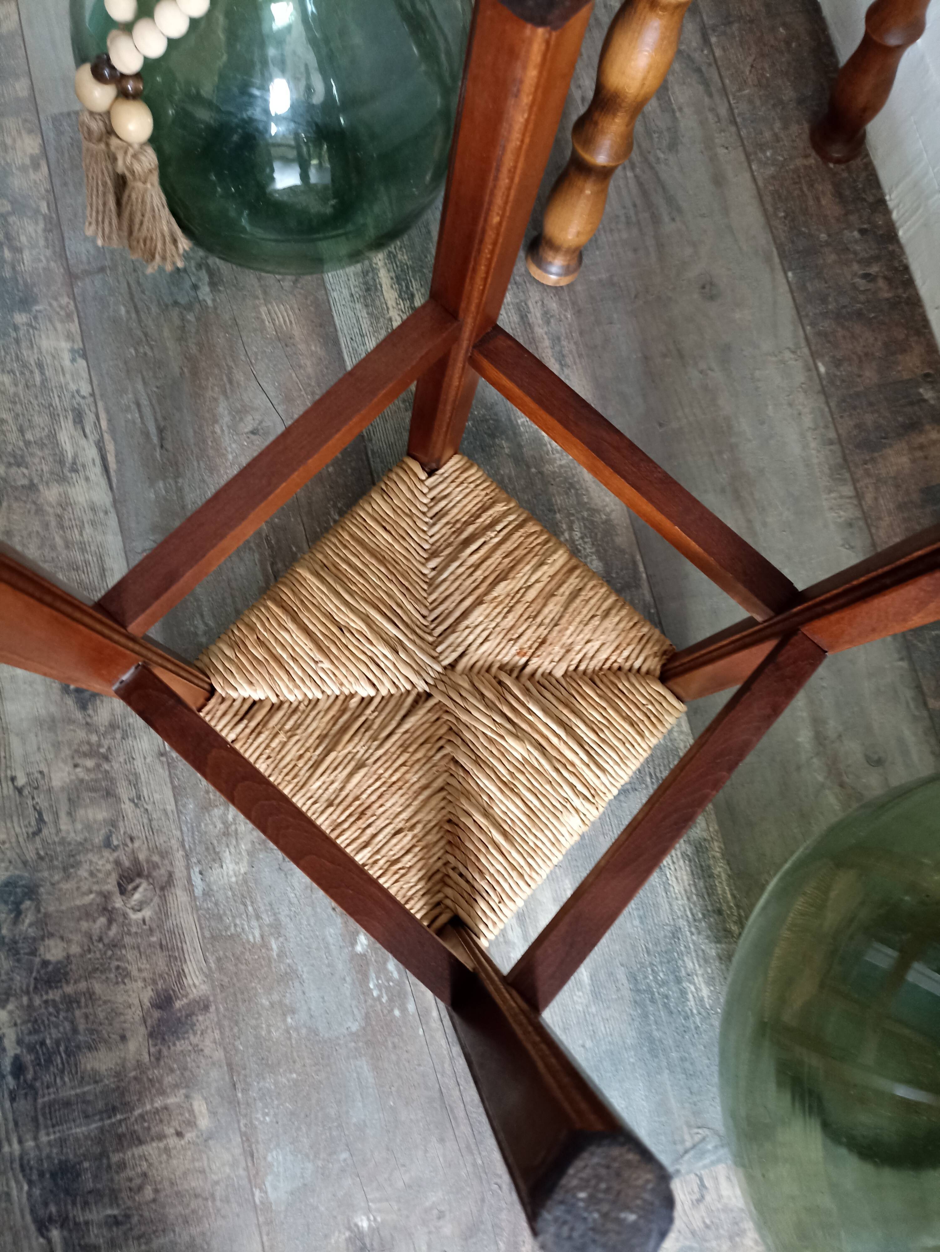 Straw stool