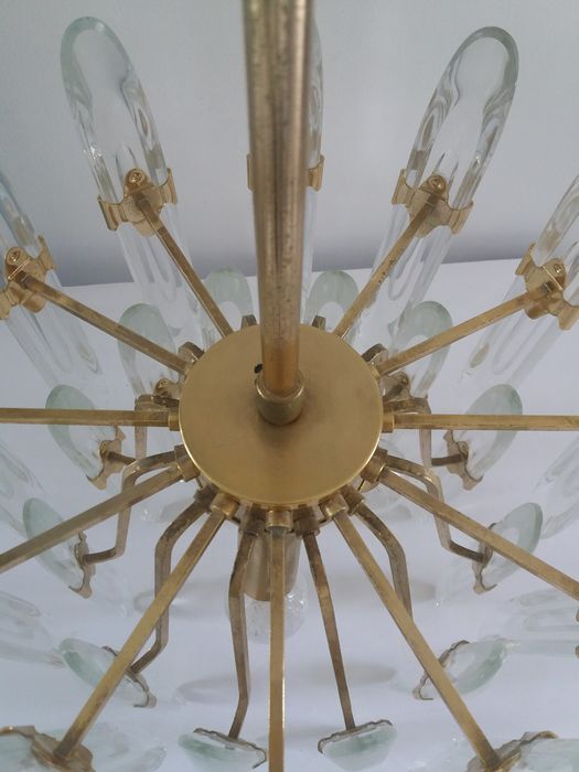 Brass chandelier from Sciolari