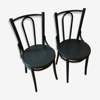 Chaises bistrot noires