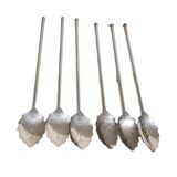 6 Vintage Cocktail Spoons From The Spritzer & Fuhrmann Brand