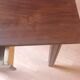 Table bureau ou table d’appoint art déco années 1930 vintage bois massif