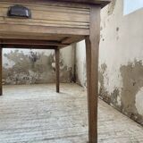 Table de ferme chêne 140 cm