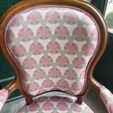 Paire de fauteuils louis philippe en noyer