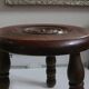 Two milking stools in the Charles Dudouyt style.