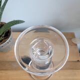 Glass candlestick