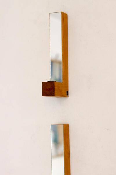 Pair of mid-century Scandinavian sconces