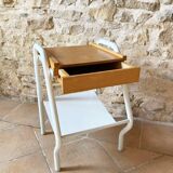 Bedside table attributed to Jacques Hitier, 1950s