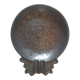 Decorated pewter ashtray