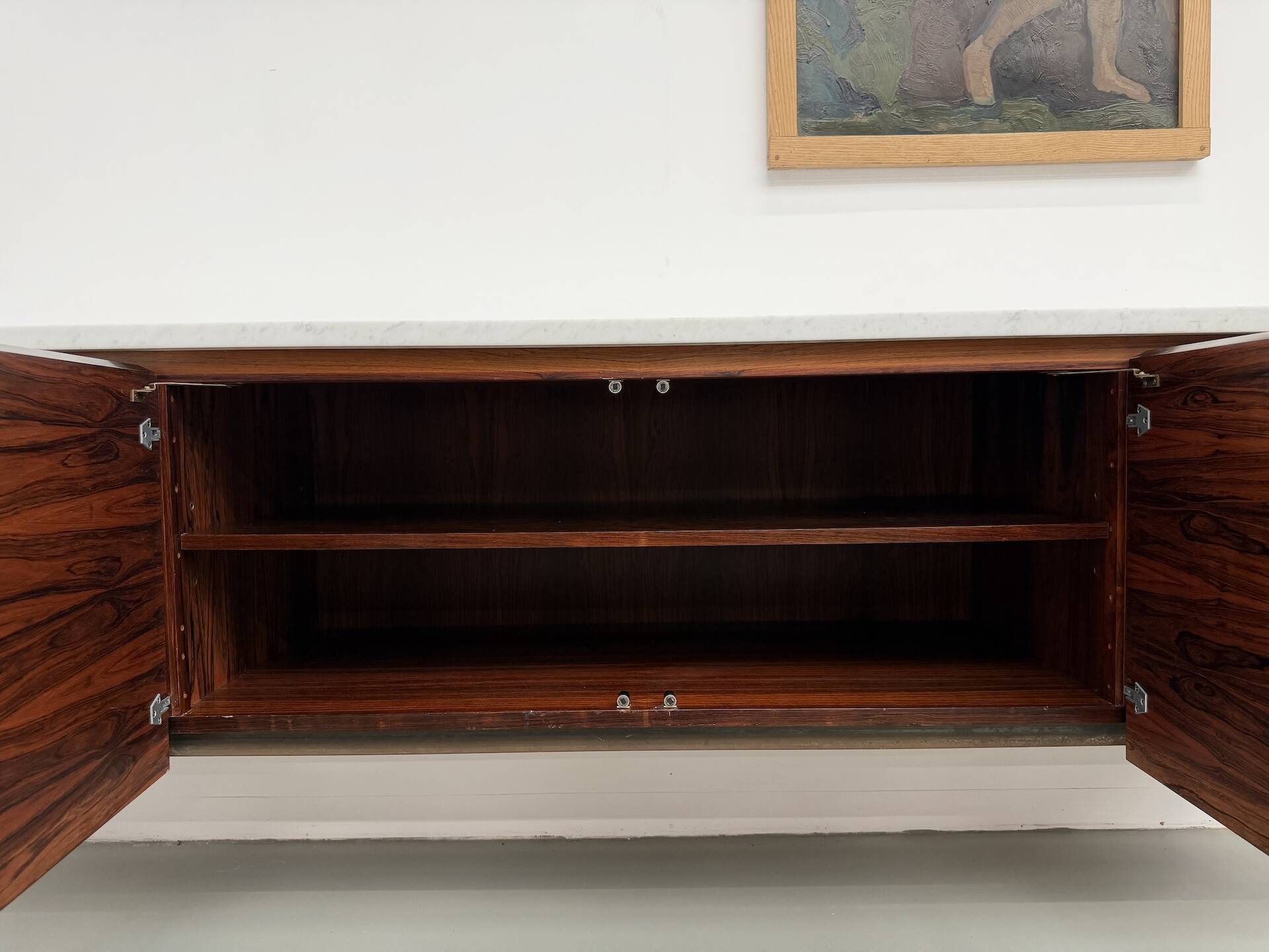 Modernist enfilade by Arno, in Rio rosewood.