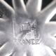 Dandelion cup signed Lalique VDA, glassware from Alsace