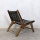 Handcrafted Moroccan leather armchair